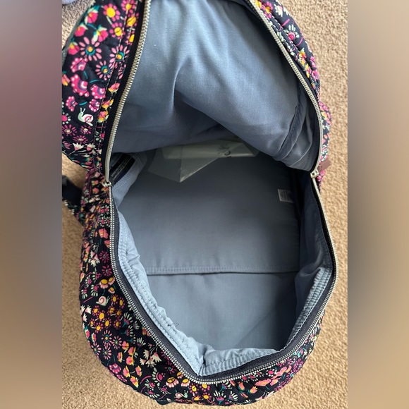 Vera Bradley Quilted Floral Backpack Garden Snail